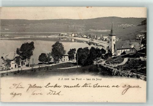 1342 Le Pont 1906 - Lac de Joux