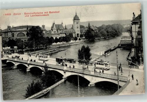 8000 Zürich - Bahnhofbrücke Trams