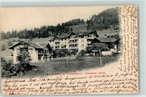 1885 Chesières 1902 - Grand Hotel du Chamossaire