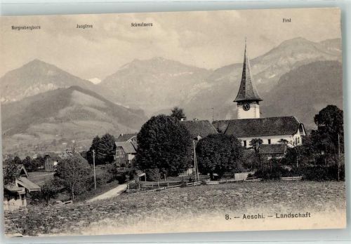 3703 Aeschi b. Spiez - Kirche