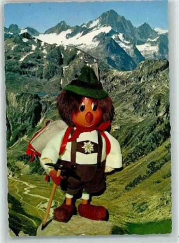 1923 Les Marécottes Gebrauchsspuren Casy Boy Ort lt. Stempel