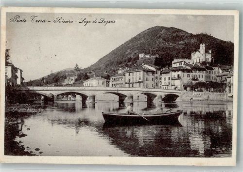 6988 Ponte Tresa 1924 Foto AK