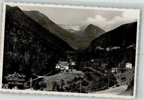 2149 Champ-du-Moulin 1948 Foto AK Hotel de la Truite