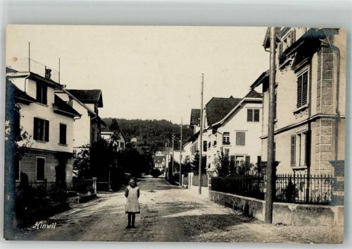 8340 Hinwil Foto AK Straßenszene