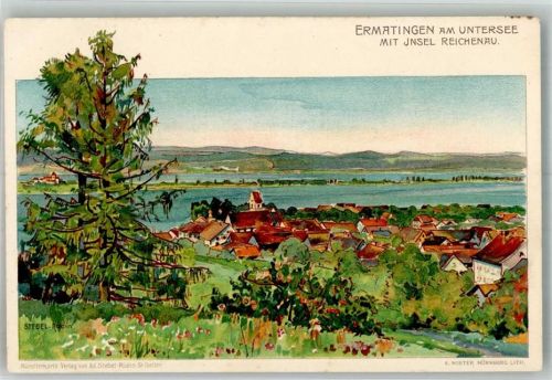 8272 Ermatingen Lithographie sign. Stebel