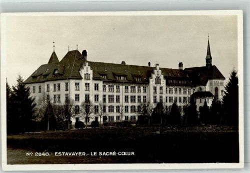 1470 Estavayer-le-Lac Foto AK Le Sacré-Coeur
