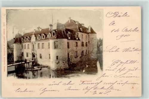 4103 Bottmingen 1900 - Wasserschloss