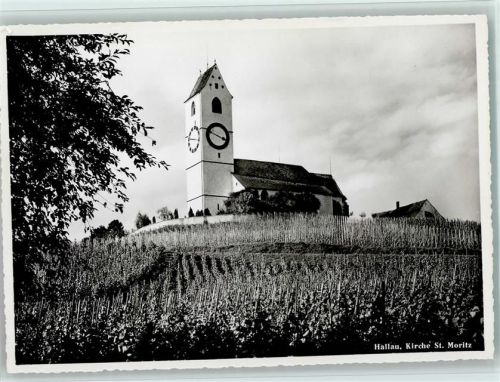8215 Hallau - Bergkirche St. Moritz Reben