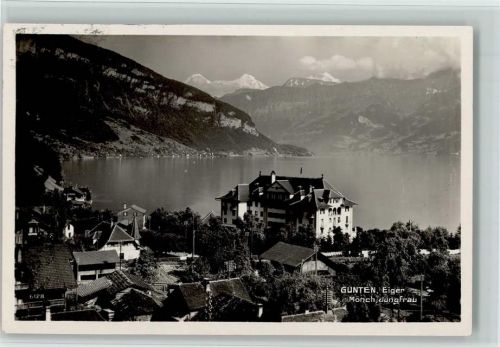 3654 Gunten - Thunersee Eiger Mönch Jungfrau
