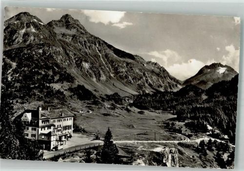 7516 Maloja Foto AK Hotel Maloja-Kulm