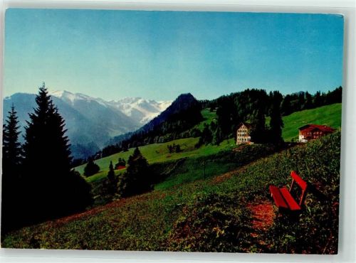 7213 Valzeina - Erholungsheim Flüeli Hochwanggruppe