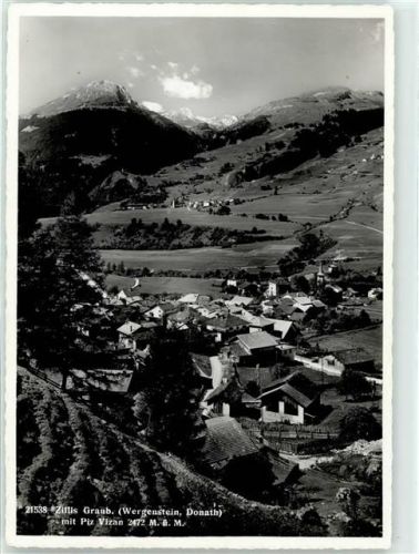 7432 Zillis-Reischen - Blick mit Piz Vizan