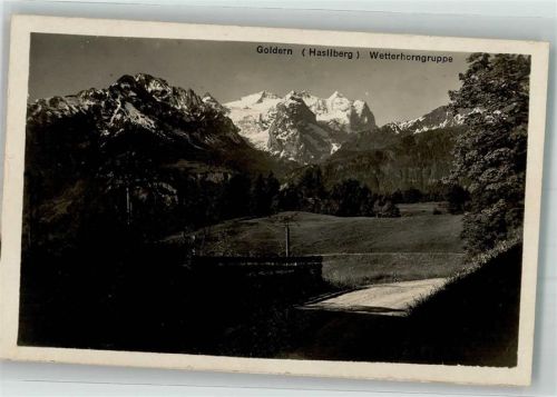 6085 Hasliberg Goldern Foto AK Wetterhorngruppe