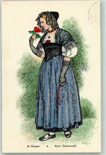Trachtenfrau Simmental