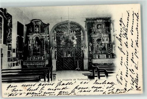 2800 Delémont Delsberg 1906 - Kapelle Inneres le Vorbourg