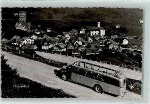 Hospental Postbus, Omnibus AK Postkutsche Schweiz