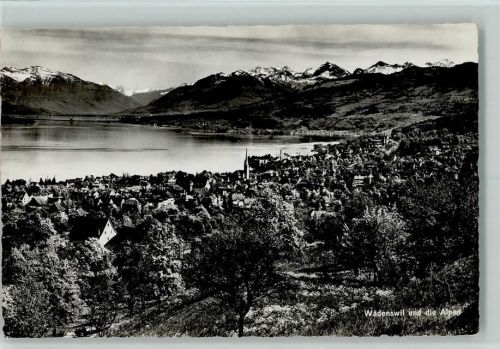 8820 Wädenswil 1949 - und die Alpen