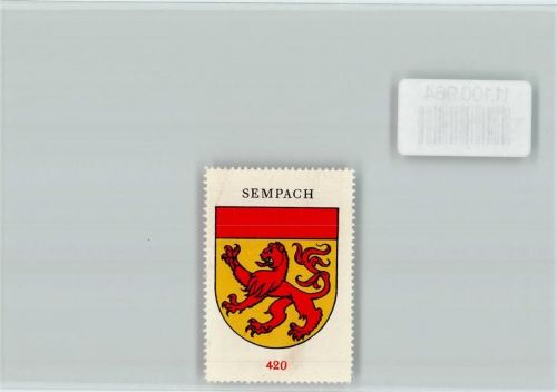 6204 Sempach - Vignette Wappen Kaffee Hag ca 1920-1940 Sempach