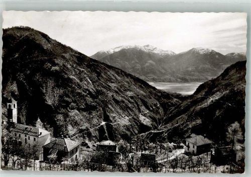6647 Mergoscia 1955 Foto AK Mergoscia Lago Maggiore