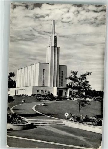 3052 Zollikofen 1961 Foto AK Kirche Jesu Chirsti der Heiligen Letztzen Tage