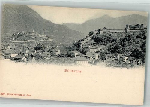 6500 Bellinzona Foto AK Burg