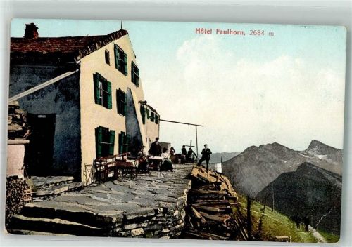 Grindelwald 1921 Gebrauchsspuren Hotel Faulhorn
