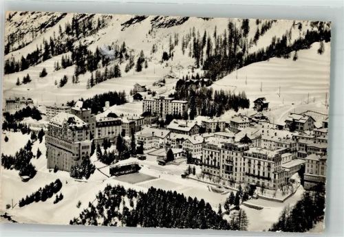 7504 Pontresina Winter Fliegeraufnahme