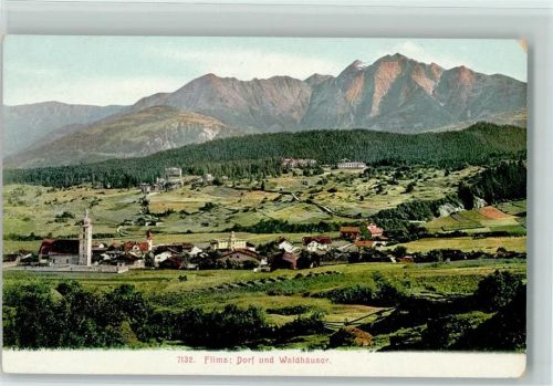 7017 Flims Dorf - Dorf und Waldhäuser