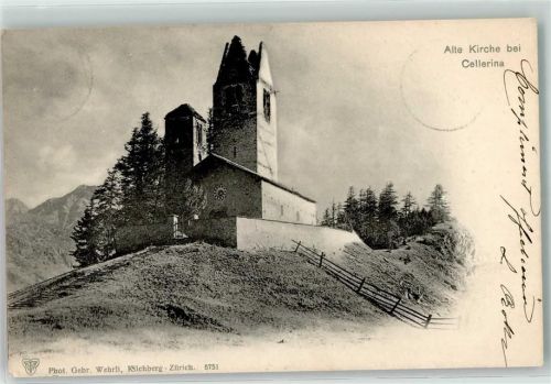 7505 Celerina/Schlarigna 1901 - Kirche San Gian