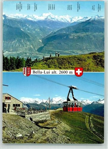 3963 Montana - Seilbahn Gasthaus Bella - Lui Hüttenstempel