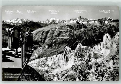 Rhonegletscher - Aussichtsterrasse Eisgrotte