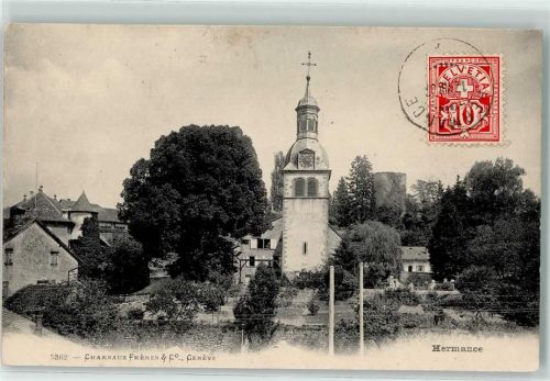 1248 Hermance 1907 - Kirche