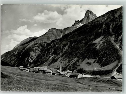 7438 Hinterrhein 1963 Foto AK