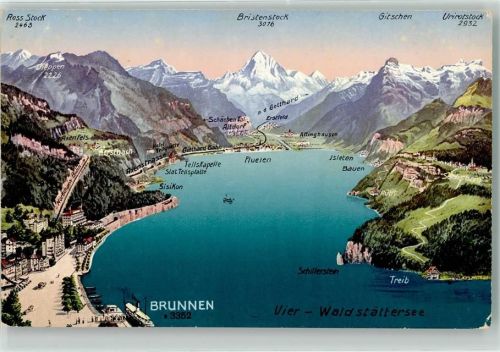 6468 Attinghausen - Vierwaldstätter See Vogelschau