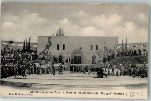 5200 Brugg AG 1907 Foto AK Amphietheater