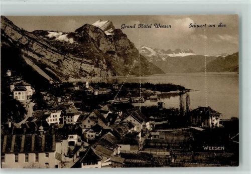8872 Weesen - 1914 Grand Hotel Weesen Schwert am See