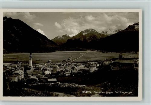7503 Samedan Samaden - gegen Berninagruppe