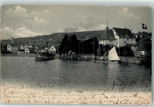 8700 Küsnacht ZH 1905 - Dampfschiff
