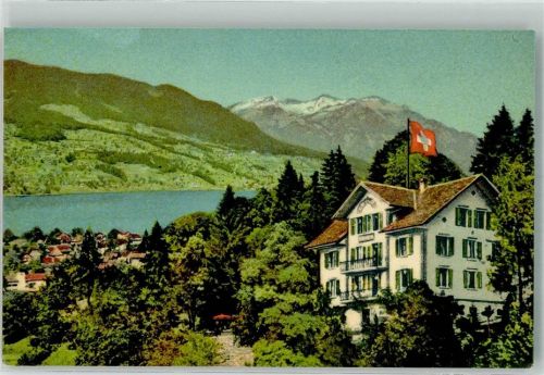 6072 Sachseln 1967 Foto AK Hotel Caritasheim