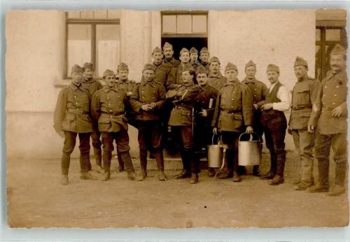 8180 Bülach Foto AK Uniform Foto Freudiger Ort lt. Fotograf