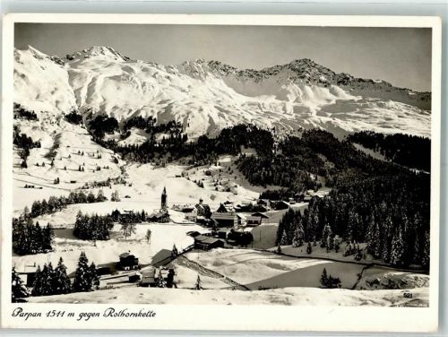 7076 Parpan - Rothornkette Winter