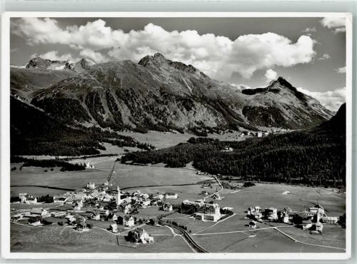 7505 Celerina/Schlarigna 1959 - Engadin Blick gegen Piz Languard