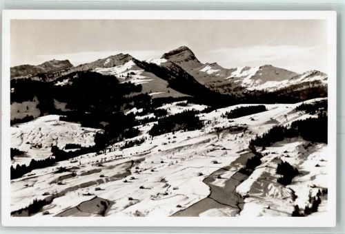 9643 Krummenau 1942 - Skigebiet Wolzenalp mit Speer Winter