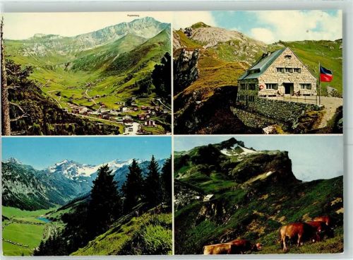 9497 Malbun - Augustenberg Pfälzerhütte Bettlerjoch Saminatal Steg Naafkopf