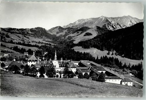 1637 Charmey Gruyère Foto AK Kloster de la Valsainte