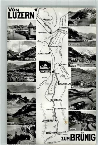 6060 Sarnen 1961 Foto AK Von Luzern zum Brünig