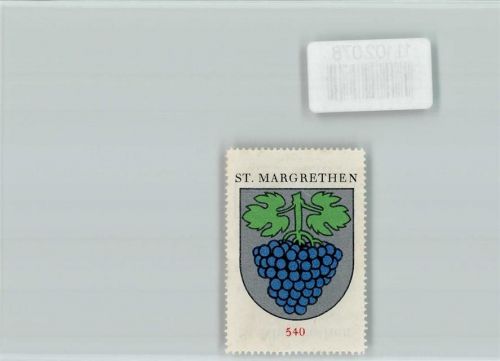 9430 St. Margrethen SG - Vignette Wappen Kaffee Hag ca 1920-1940