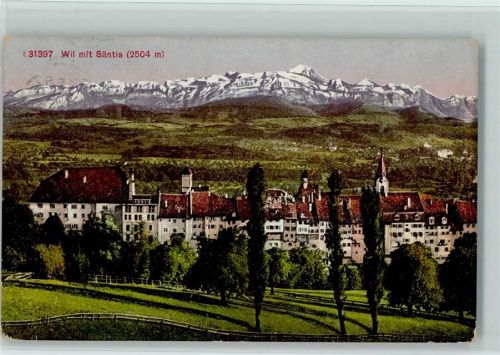 9500 Wil SG 1920 - mit Säntis
