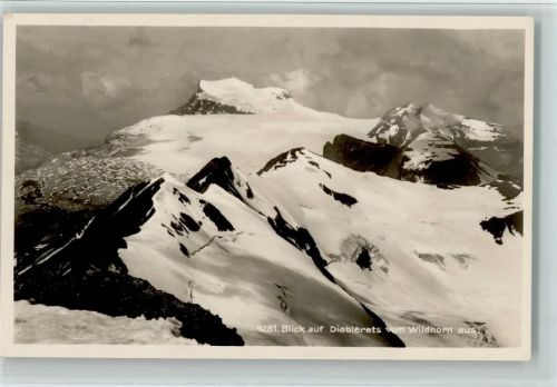 1865 Les Diablerets Ormont-Dessus - Blick auf Diablerets vom Wildhorn aus