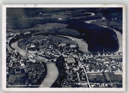 5620 Bremgarten AG - Fliegeraufnahme, Ortsansicht